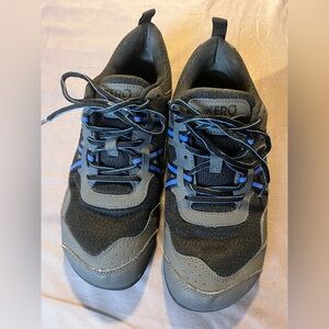 Xero Prio size 10.5 W Barefoot Road Fitness Minimalist Shoe Gray Blue likeNew